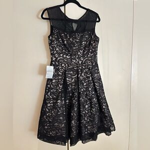 Nordstrom Black Lace Mini Dress